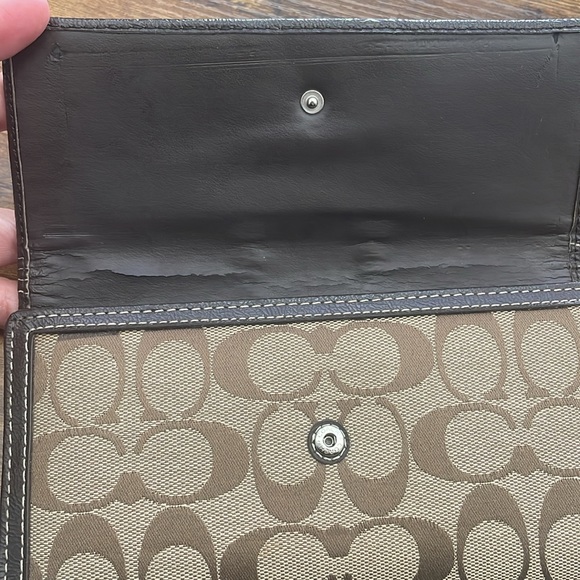 Coach Wallet with Checkbook - Picture 2 of 5